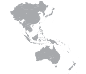 Map of Asia Pacific