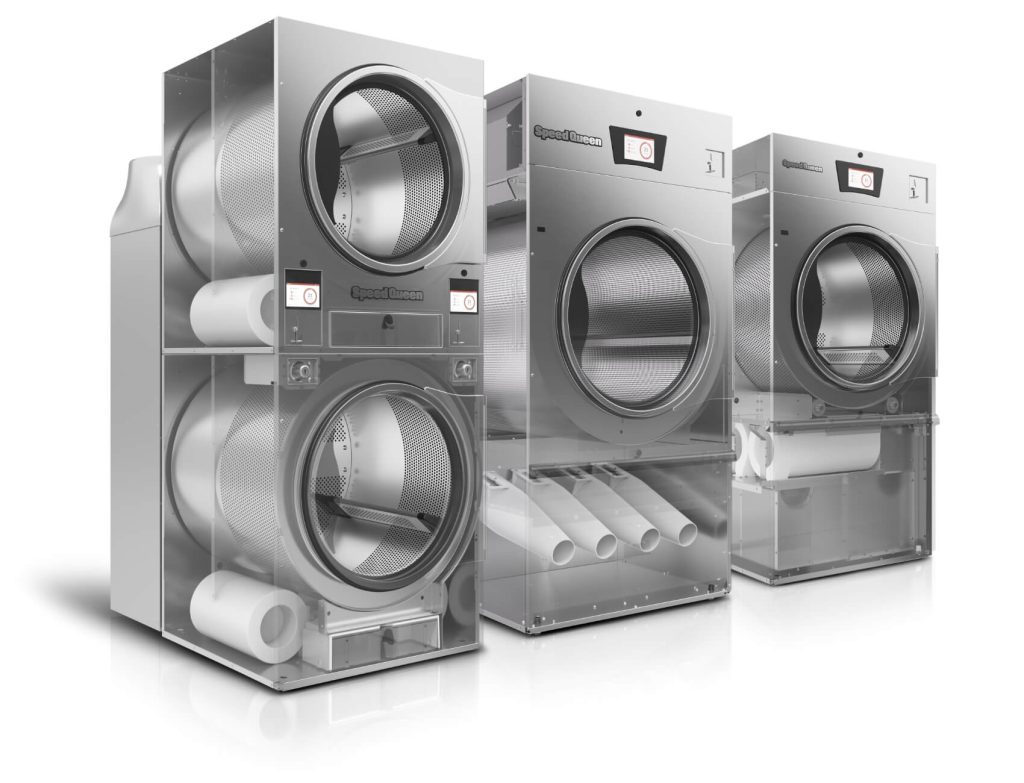 Rendering of Speed Queen machines with ProCapture lint-capturing technology