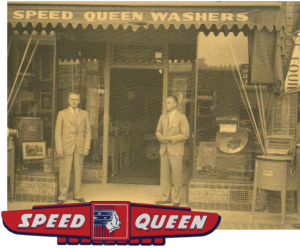 Historic image of Speed Queen storefront