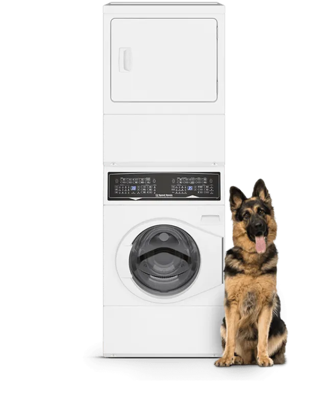 Speed Queen stacked washer dryer